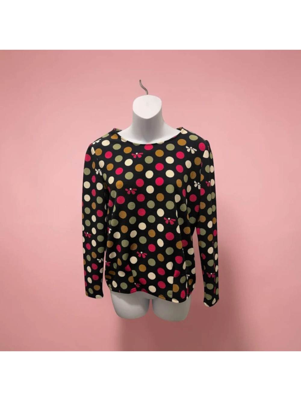 Multi-Color Polka Dot Blouse (Kenzo Jungle)